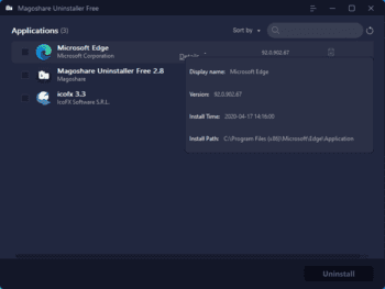 Magoshare Uninstaller скриншот № 1