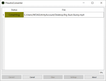 FFaudioConverter скриншот № 1