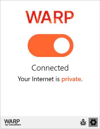 1.1.1.1 + WARP скриншот № 1