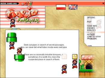 Classic Mario Forever скриншот № 1