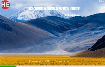 HE - Hardware Read & Write Utility скриншот № 1