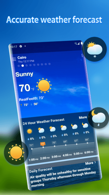 Local Weather Alerts Widget скриншот № 1