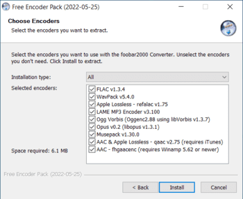 Free Encoder Pack скриншот № 1