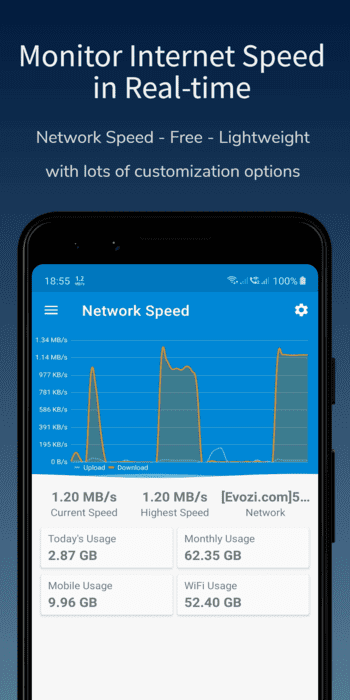 Network Speed скриншот № 1