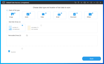 Aiseesoft Data Recovery скриншот № 1