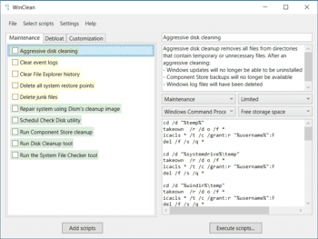 WinClean скриншот № 1