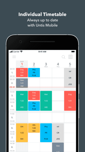 Untis Mobile скриншот № 1