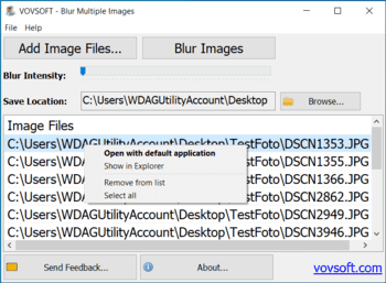Blur Multiple Images скриншот № 1