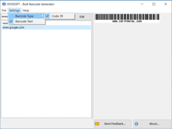 Bulk Barcode Generator скриншот № 1