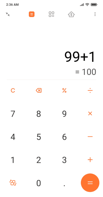 Calculator скриншот № 1