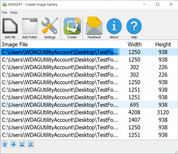 Create Image Gallery скриншот № 1