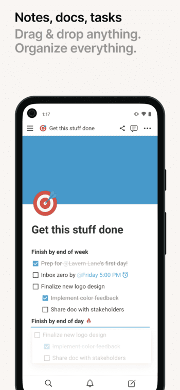 Notion скриншот № 1