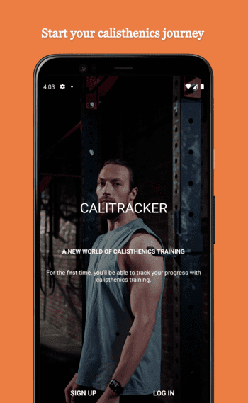 Calisthenics Workout Planner скриншот № 1