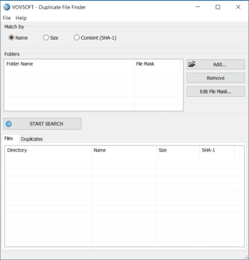 Duplicate File Finder скриншот № 1