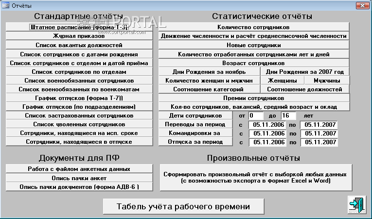 Ока отдел кадров