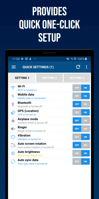 Smart Quick Settings скриншот № 1