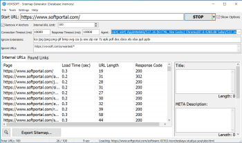 Sitemap Generator скриншот № 1