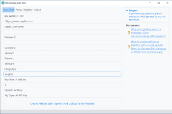 WordPress Auto Post скриншот № 1