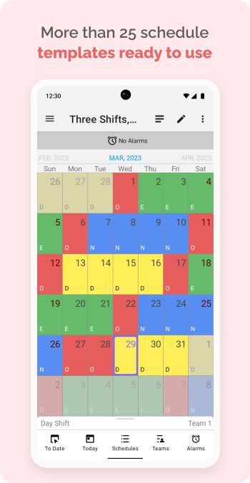 Shift Schedule скриншот № 1