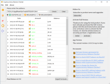 Cryptocurrency Balance Checker скриншот № 1