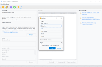 Gmail Extractor скриншот № 1