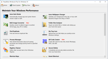TweakNow WinSecret Plus скриншот № 1