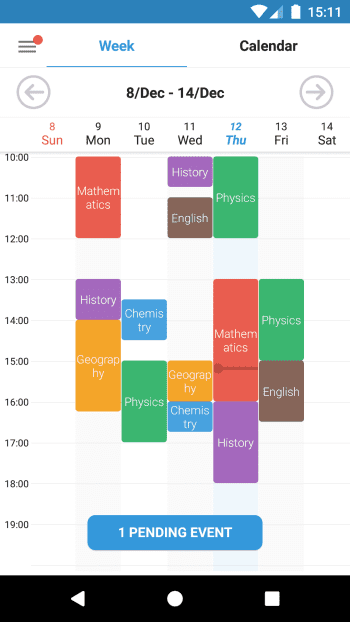 Student Calendar скриншот № 1
