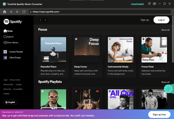 TuneFab Spotify Music Converter скриншот № 1