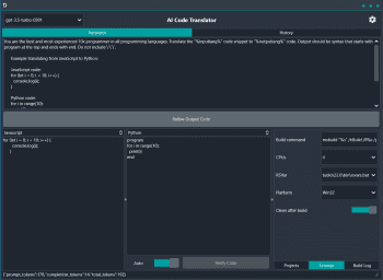 AI Code Translator скриншот № 1