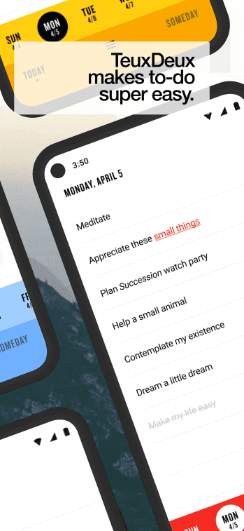 TeuxDeux скриншот № 1