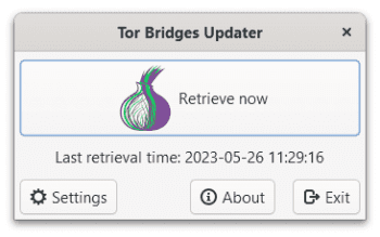 Tor Bridges Updater скриншот № 1