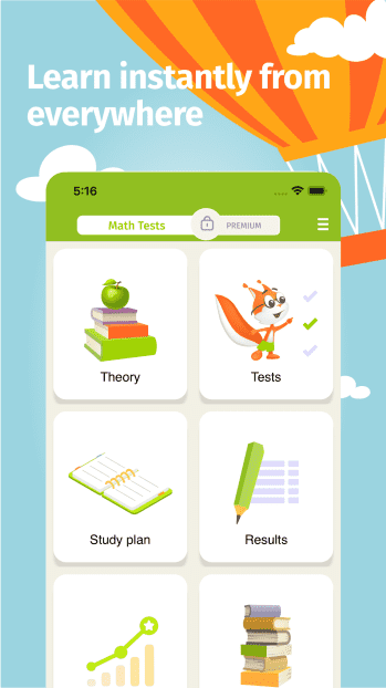 Math Tests скриншот № 1