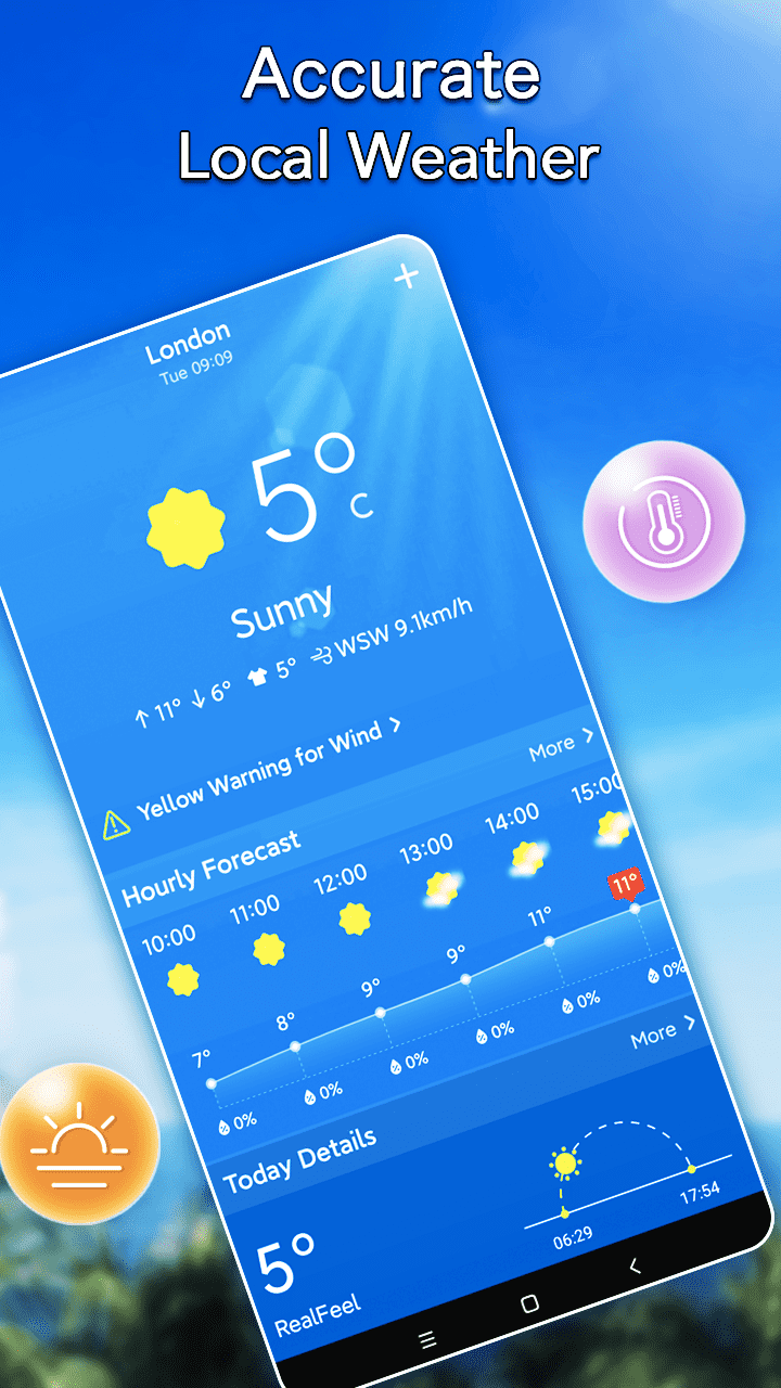 Local Weather Forecast & Widget (apk) – Скачать для Android