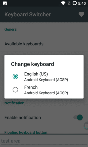 Keyboard Switcher скриншот № 1