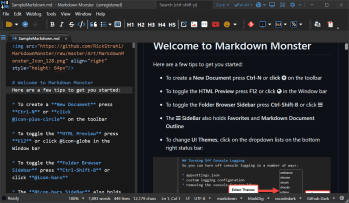 Markdown Monster скриншот № 1