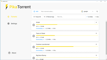 PikaTorrent скриншот № 1