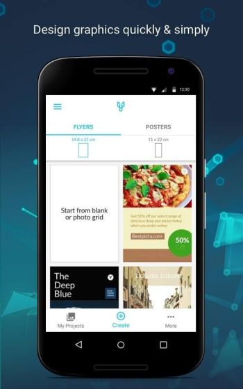 Flyer Maker & Poster Creator скриншот № 1