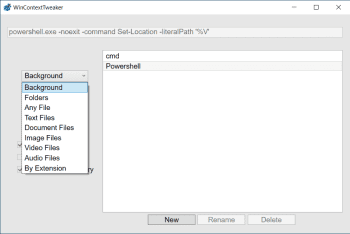 WinContextTweaker скриншот № 1