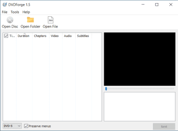 DVDForge скриншот № 1