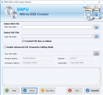 MSI to EXE Converter скриншот № 1