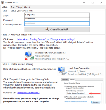 WiFi2Hotspot скриншот № 1