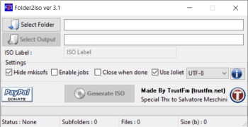 Folder2Iso скриншот № 1