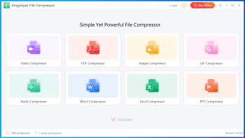 Kingshiper File Compressor скриншот № 1