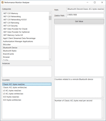 Performance Monitor Analyser скриншот № 1