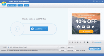 Tipard DVD to MP3 Converter скриншот № 1