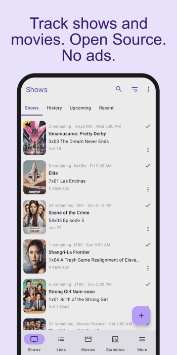 SeriesGuide скриншот № 1