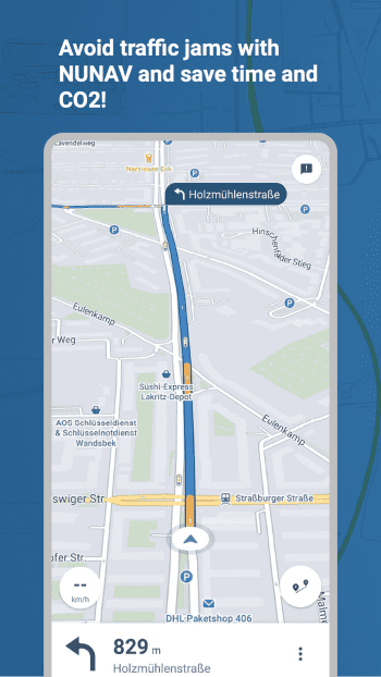 NUNAV Navigation скриншот № 1