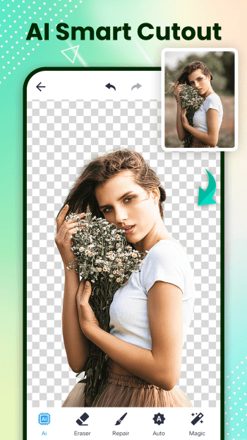 Фоновый ластик скриншот № 1