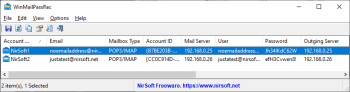 WinMailPassRec скриншот № 1