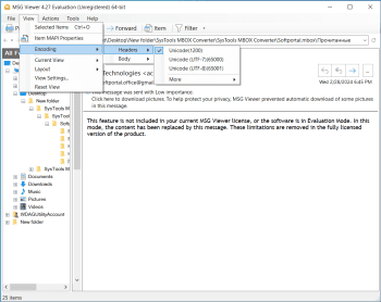 MSG Viewer скриншот № 1